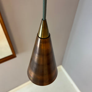 Hängelampe Kupfer aus Dänemark