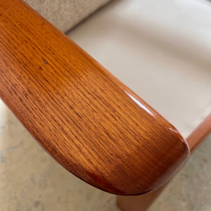 Sessel Teak & Wolle aus Dänemark