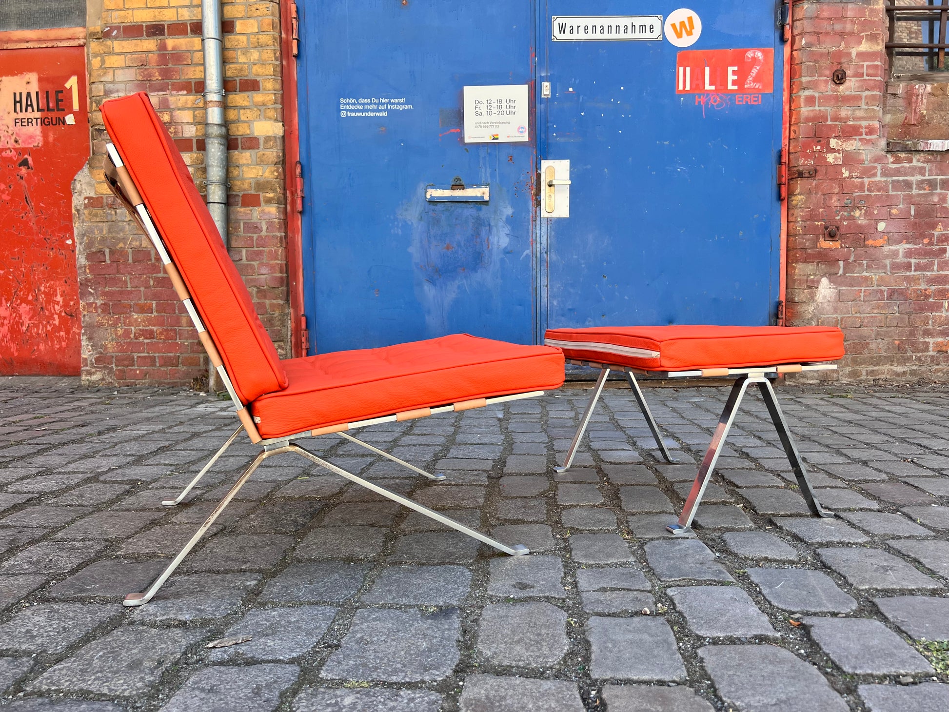 Sessel und Ottomane Hans Eichenberger für Girsberger Modell 1600