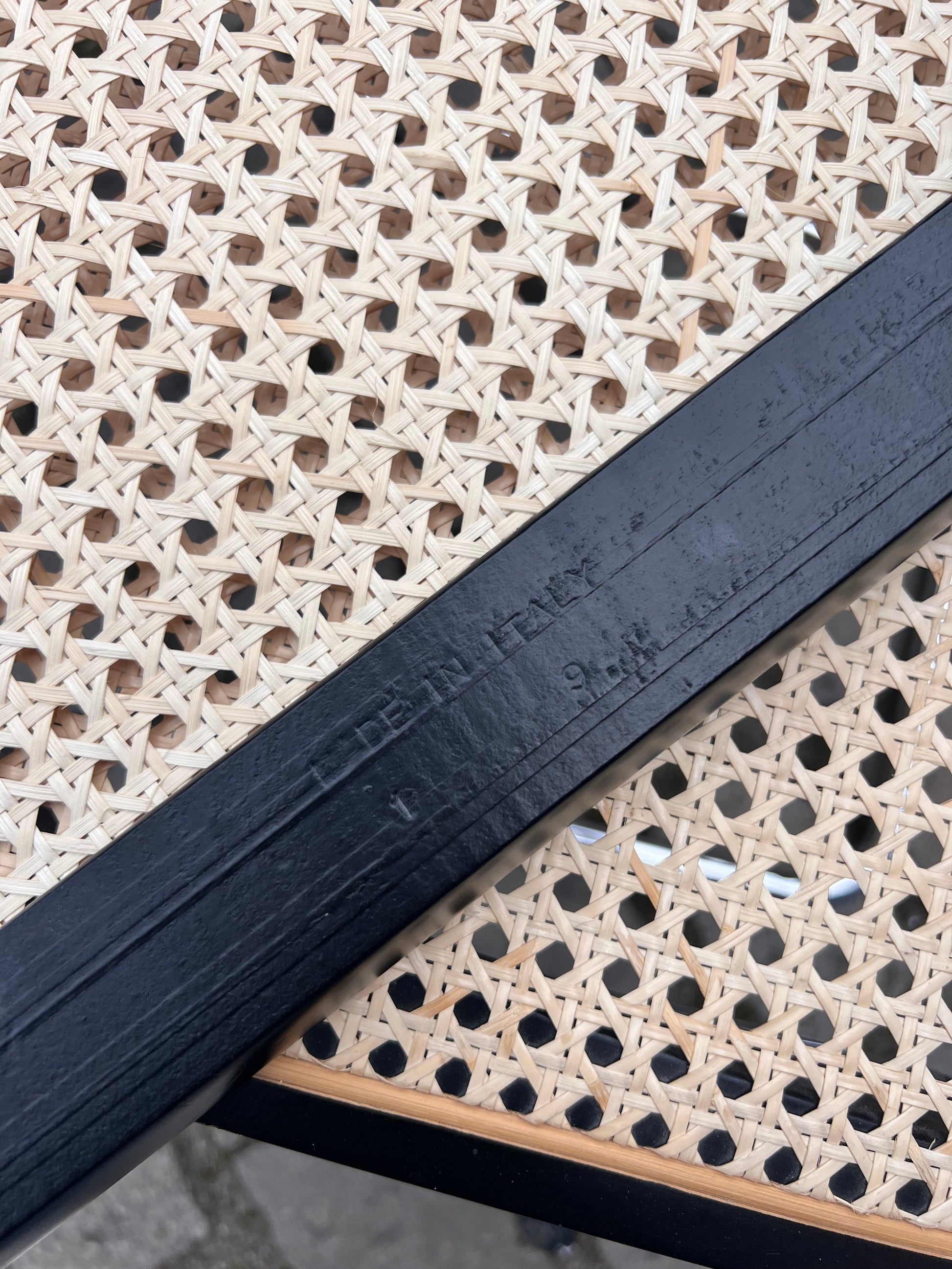 Set: 4x Freischwinger Wiener Geflecht