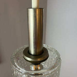 Hängelampe Glas Metall aus Dänemark