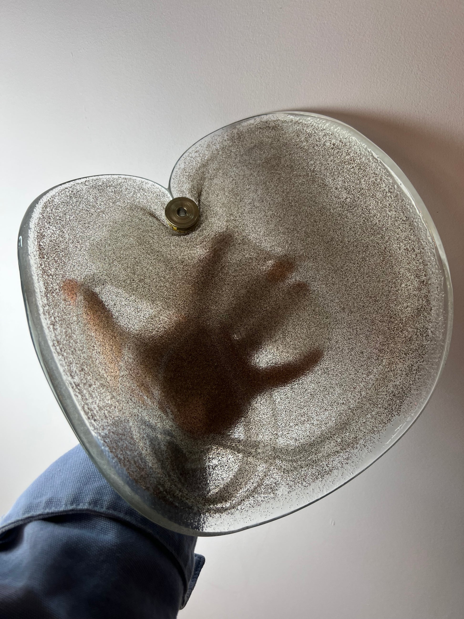 Wandlampe weiß Glas von Per Lütken für Holmegaard