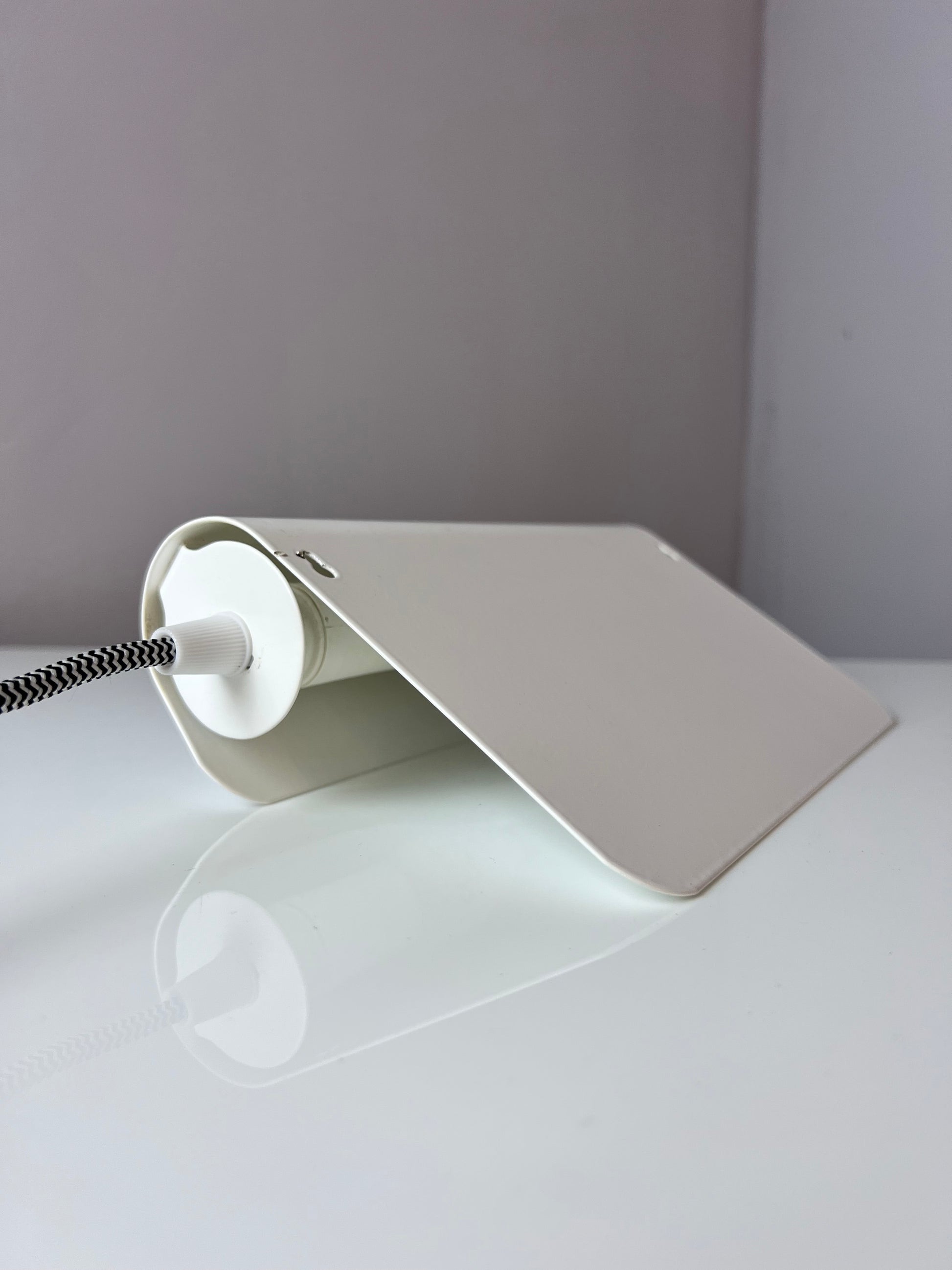 Wandlampe weiß Metall aus Dänemark