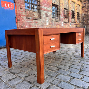 Doppel-Schreibtisch Teak von Erik Brouer für Brouer Møbelfabrik