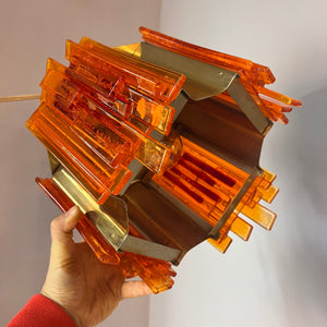 Hängelampe orange von Claus Bolby