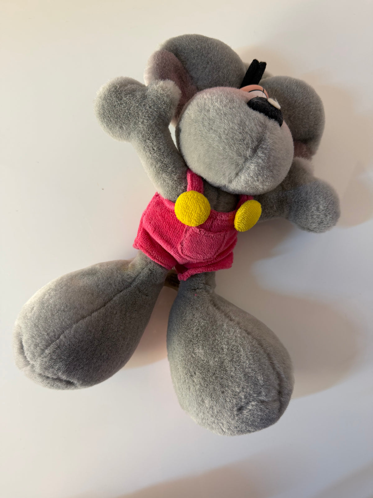 Diddl Maus mit pinker Latzhose von Thomas Goletz