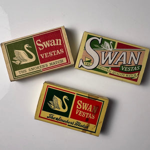 Set: Vintage Streichhölzer Swan Vestas British