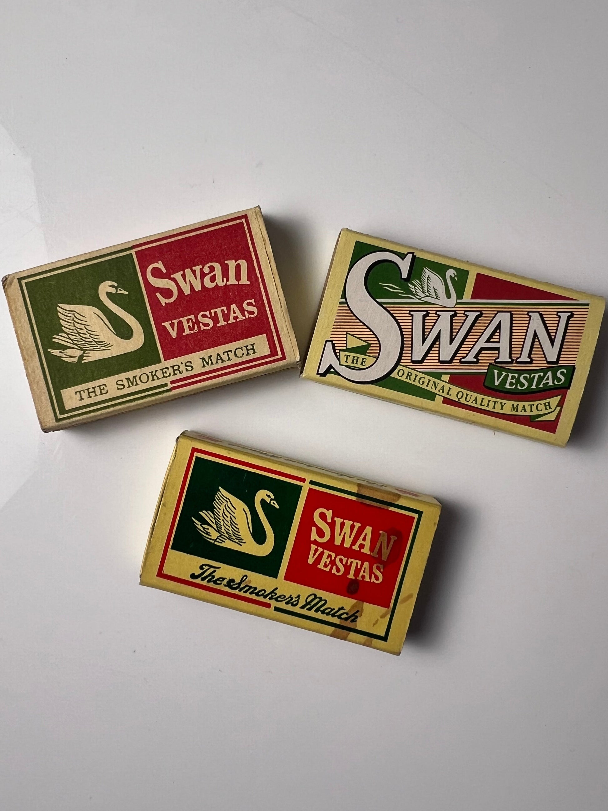 Set: Vintage Streichhölzer Swan Vestas British