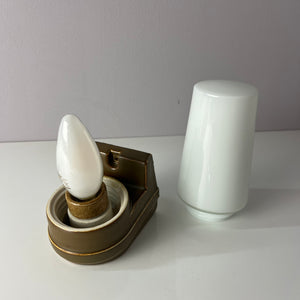 Wandlampe Modell 6080 ocker von Sigvard Bernadotte für Ifö