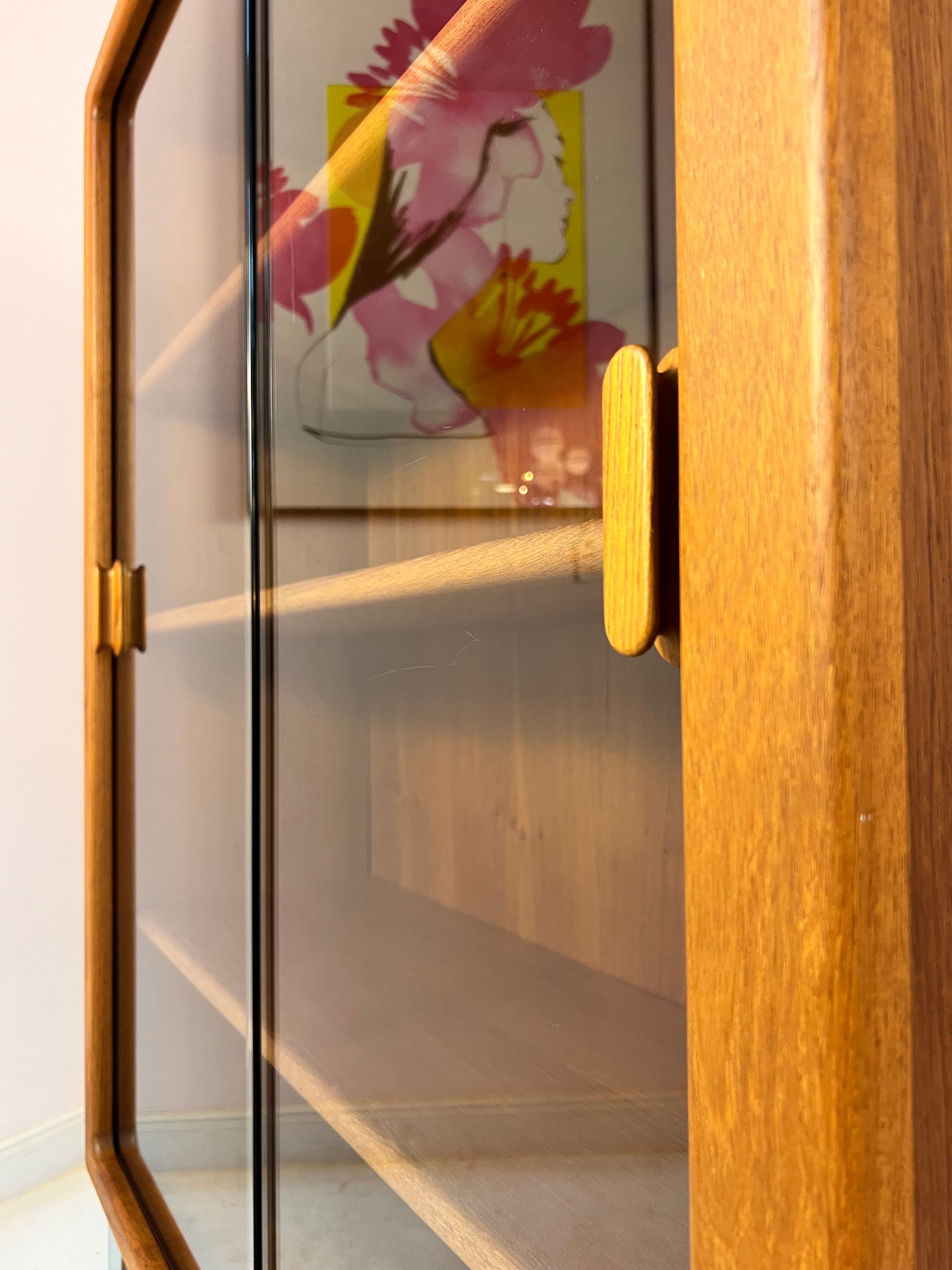 Vitrinenschrank Teak von Silkeborg Møbelfabrik