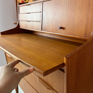 Sekretär mit Spiegel Teak aus Dänemark