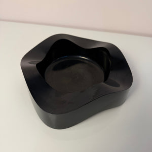 Aschenbecher schwarz von Walter Zeischegg für Helit