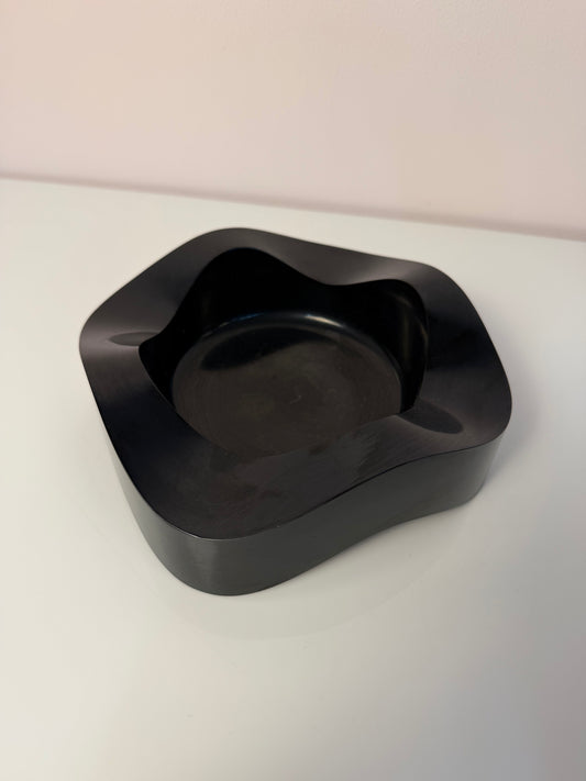 Aschenbecher schwarz von Walter Zeischegg für Helit