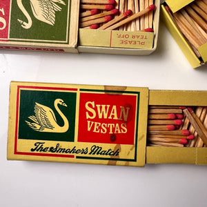 Set: Vintage Streichhölzer Swan Vestas British