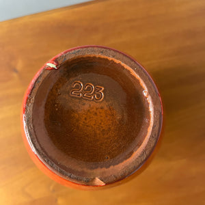 Karaffe 223 Fat Lava rot von Kreutz Keramik