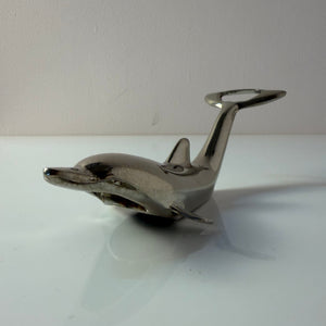 Flaschenöffner Delfin silber aus Dänemark