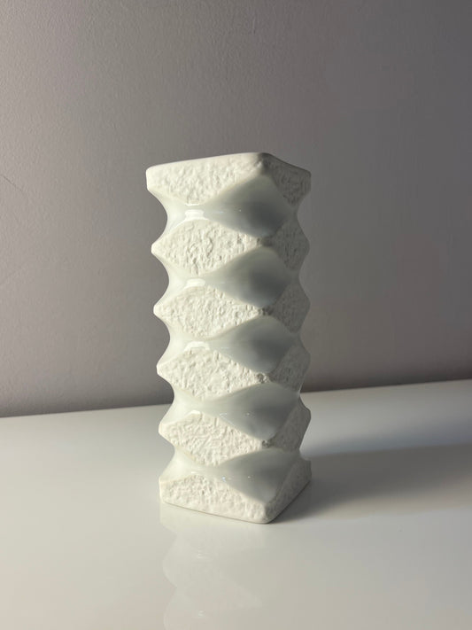 Vase 640/2 weiß Biskuitporzellan von Royal Porzellan Bavaria KPM