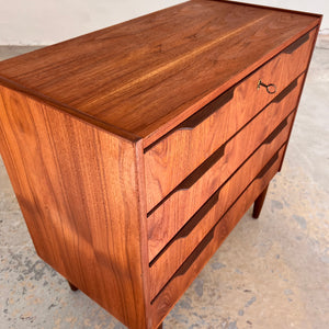 Kommode Teak mit Schloss aus Dänemark