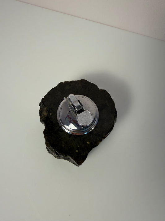 Tischfeuerzeug grün schwarz Alabaster