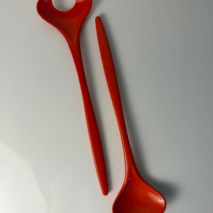 Salatbesteck Typ 2533/2534 rot Melamin von Mepal