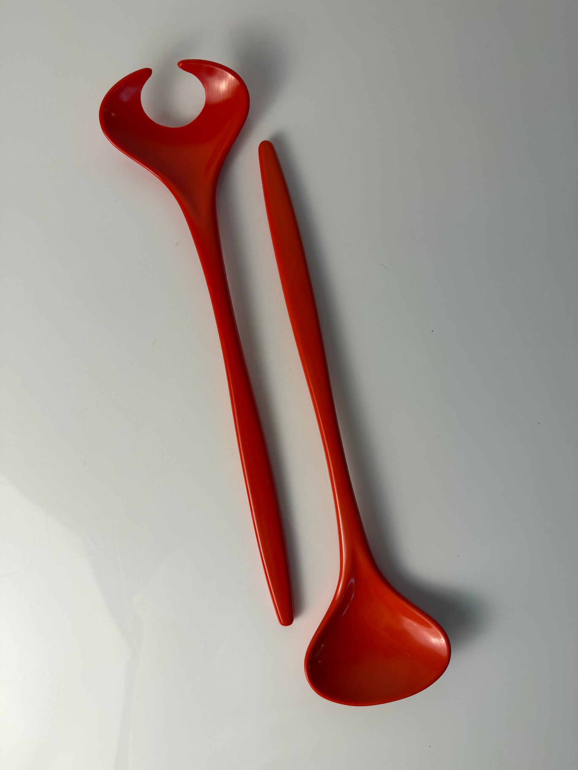 Salatbesteck Typ 2533/2534 rot Melamin von Mepal