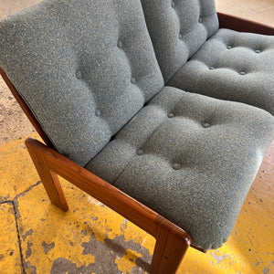 Sofa grau von Yngve Ekström für Swedese