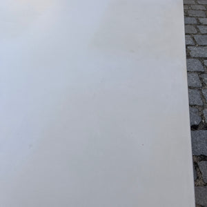 Esstisch mit Linoleum-Platte hellgrau Buche