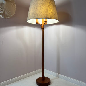 Stehlampe Teak Wildseide aus Dänemark