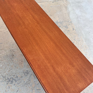 Regal Teak mit neuen Chromfüßen von Søborg Møbelfabrik
