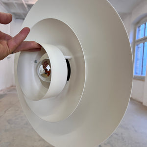 Lamellenlampe Modell Leto cremeweiß von Top Lamper