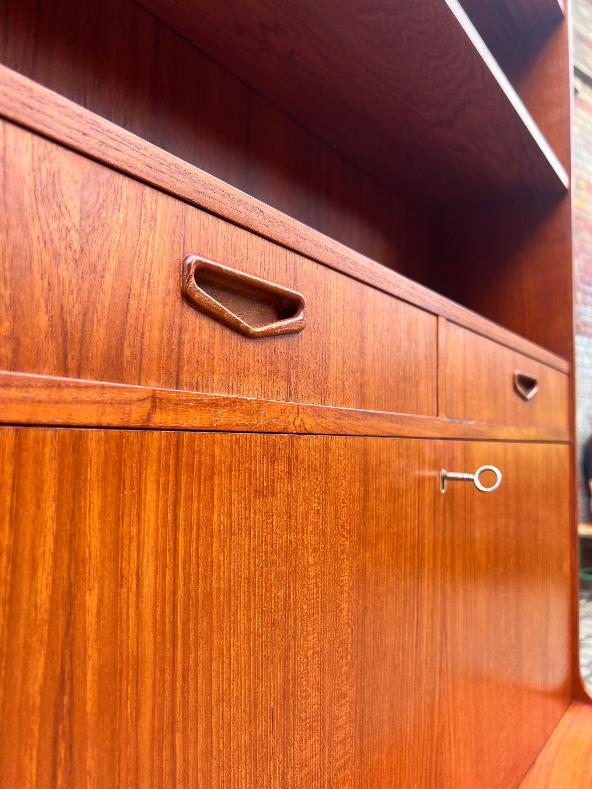 Regal / Bücherschrank Teak aus Dänemark