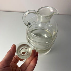 Likörkaraffe mit Stopfen Glas