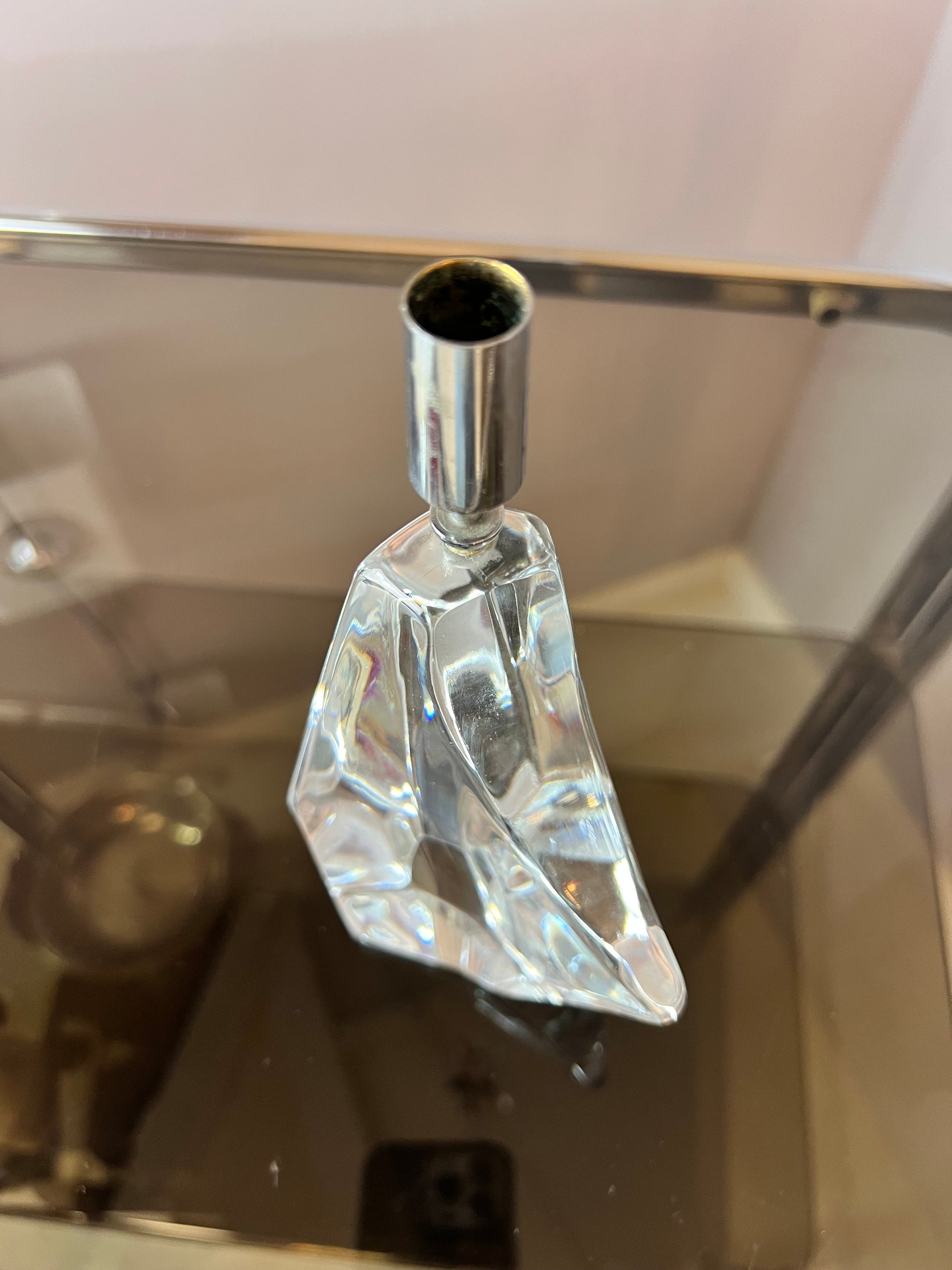 Kerzenständer Iceberg Glas von Daum Nancy