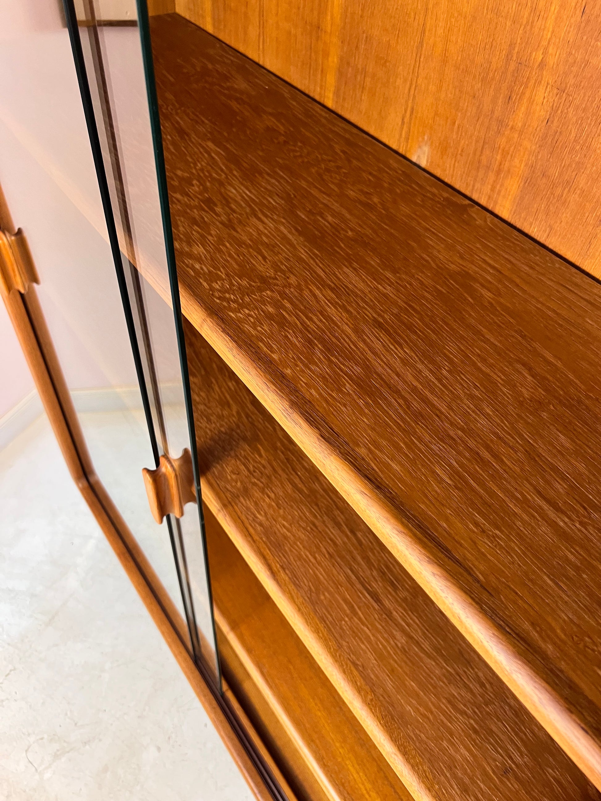 Vitrinenschrank Teak von Silkeborg Møbelfabrik