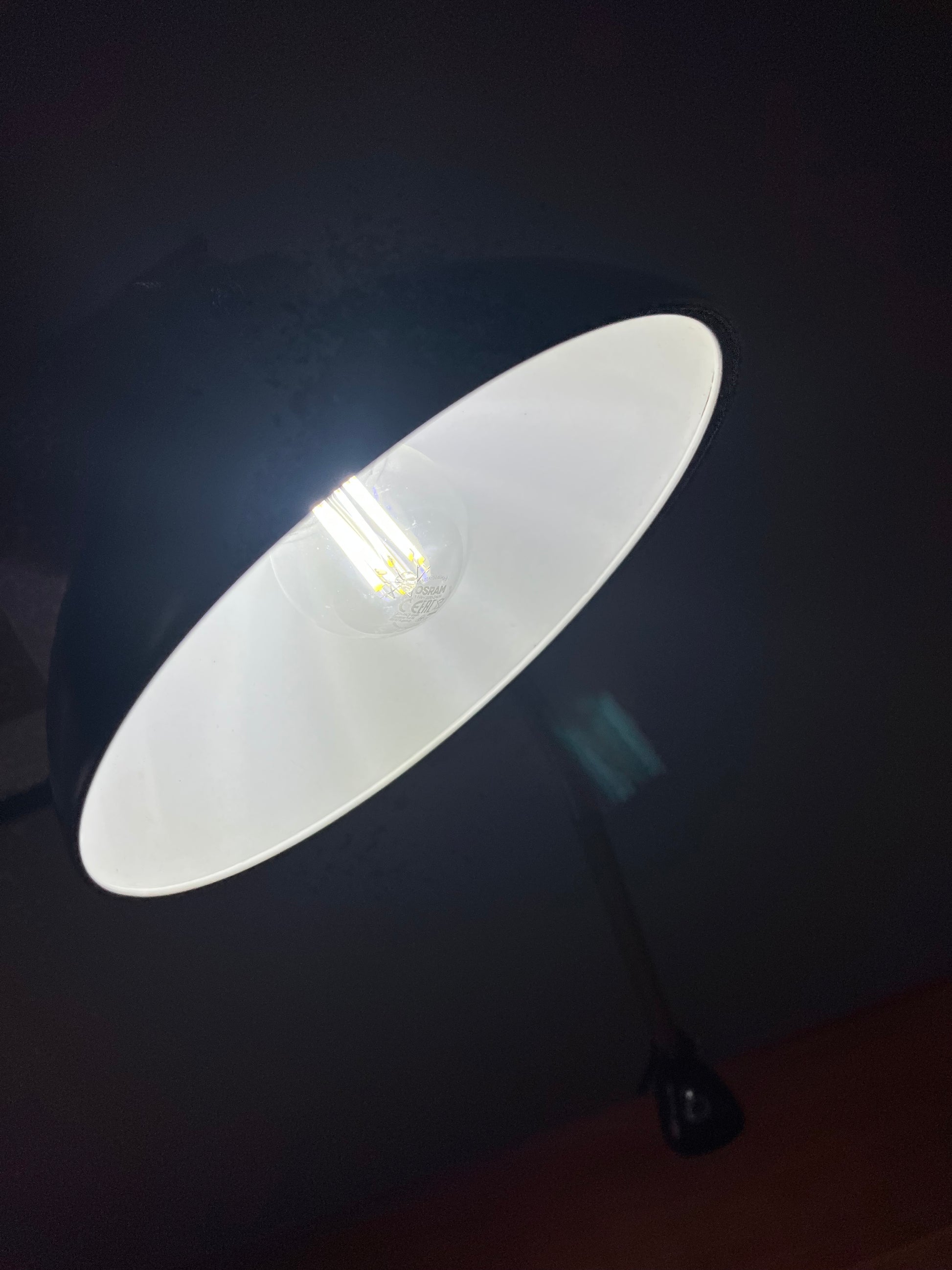 Klemmlampe schwarz von Christian Dell für Kaiser Idell