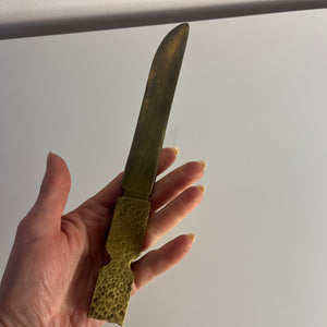 Brieföffner Messing aus Dänemark