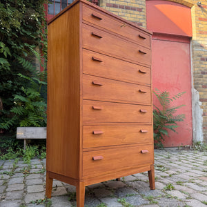 Tallboy Kommode Teak aus Dänemark