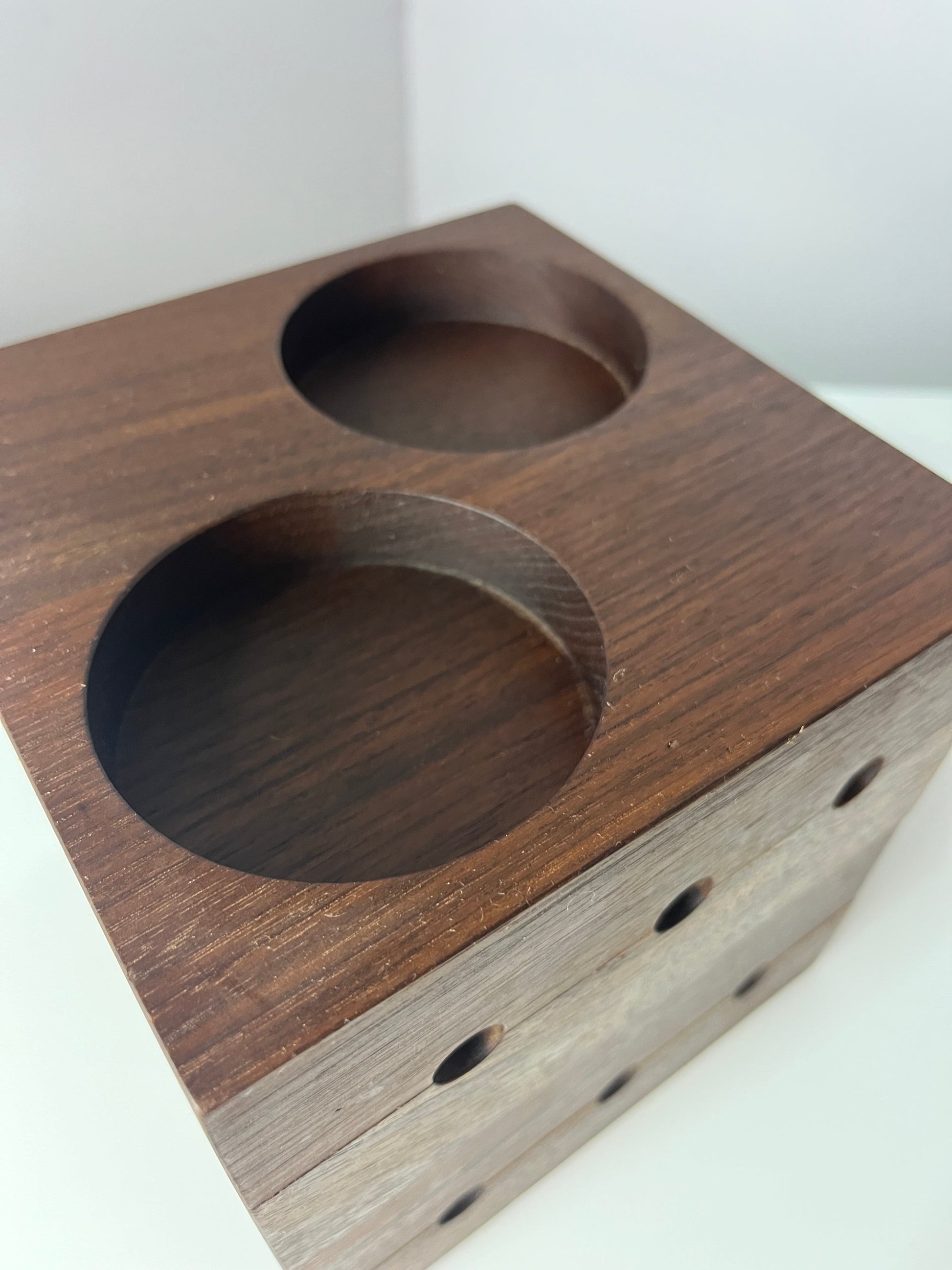 Großer Würfel Teak aus Dänemark