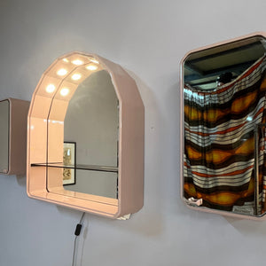 Set: Spiegelschrank rosa von Duscholux