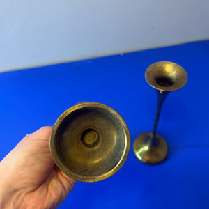 Set: 2x Kerzenständer Messing