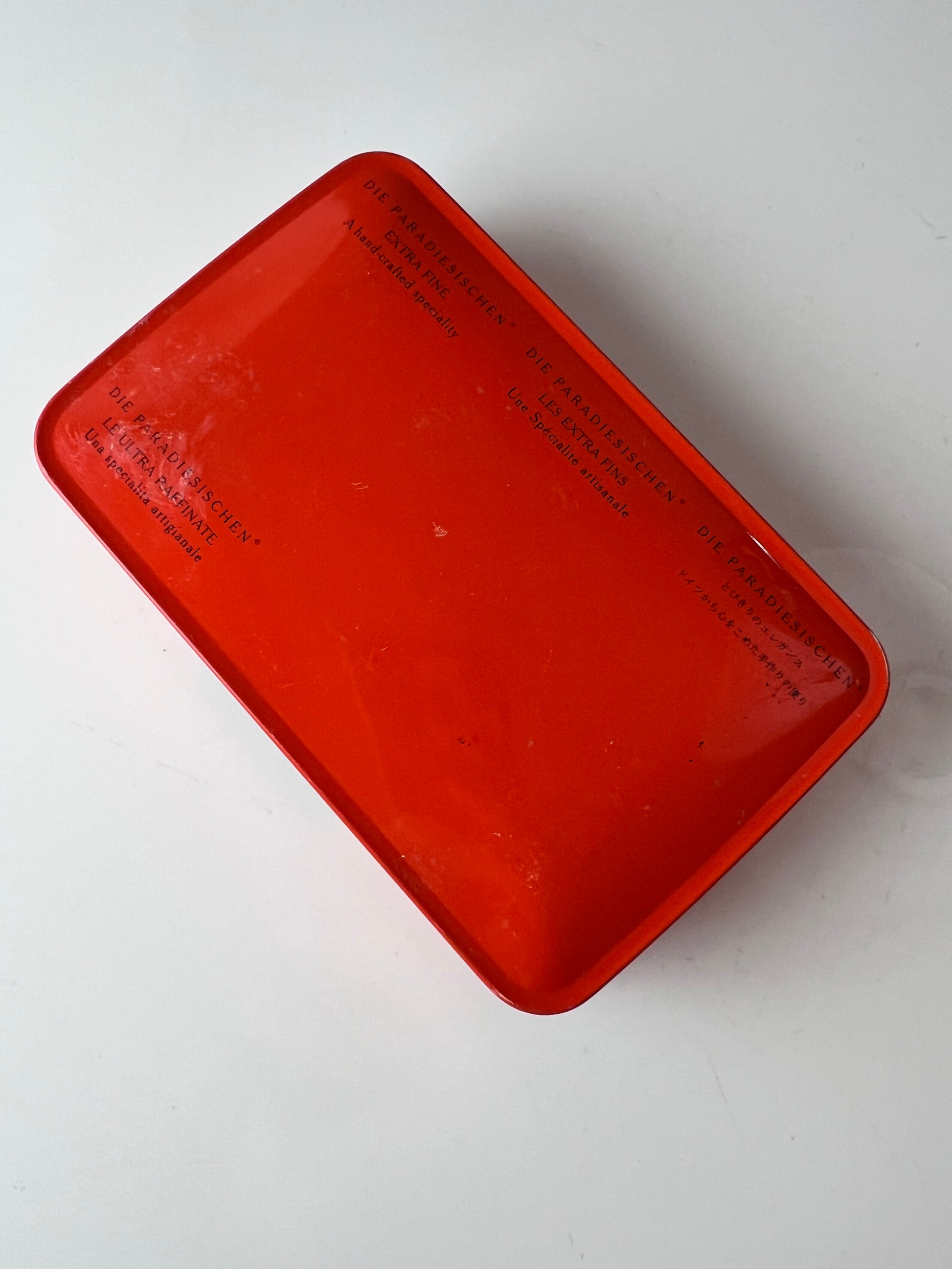 Metalldose rot blau von Leysieffer