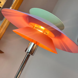 Tischlampe flieder pastell neu lackiert aus Dänemark