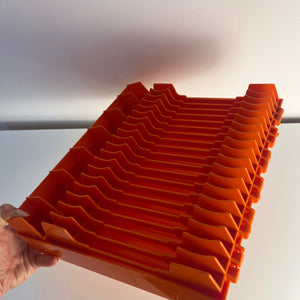 Aufklappbarer Geschirrabtropfer orange von Rhenanit