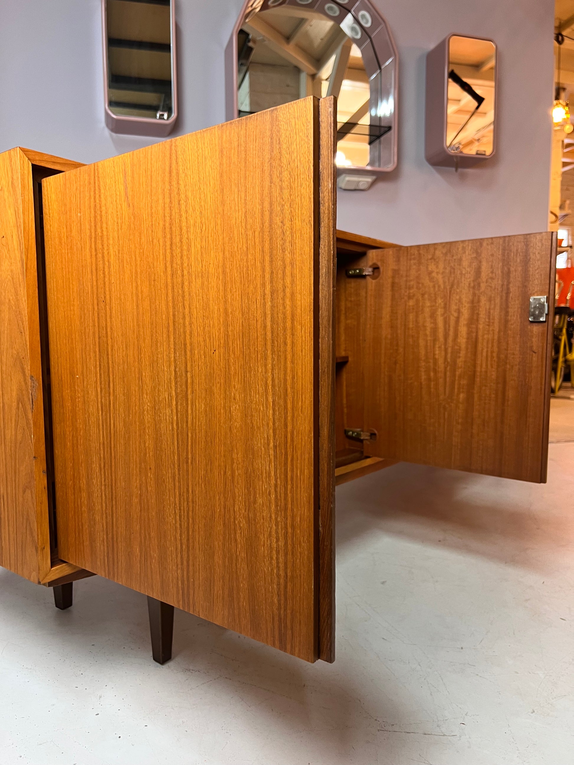 XL Sideboard Nussbaum 60er
