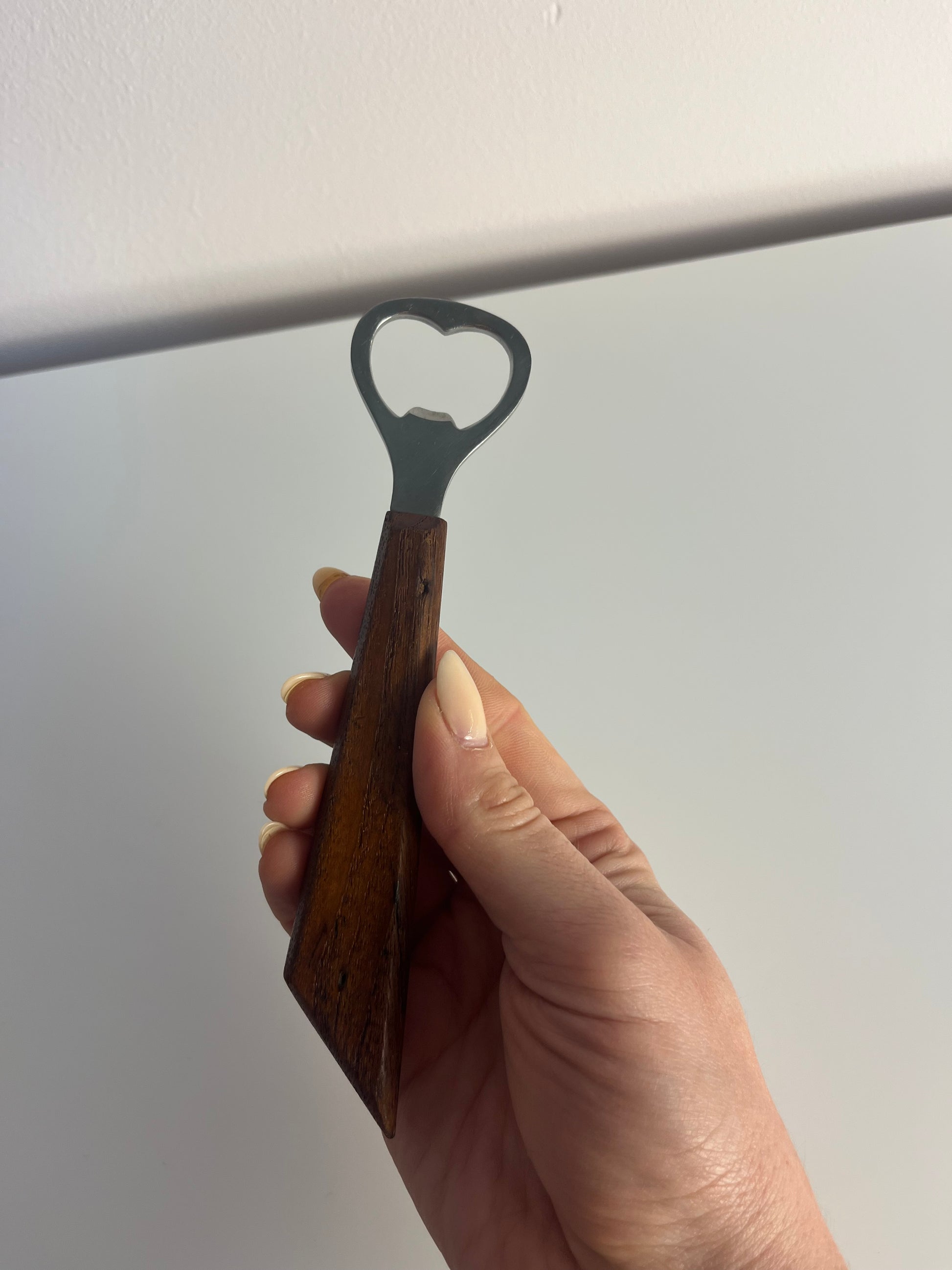 Flaschenöffner Teak aus Dänemark