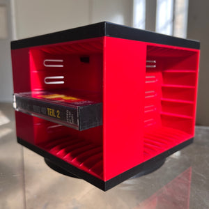 Kassettenhalter rot schwarz