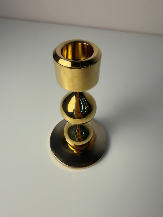 Kerzenständer 24 Karat vergoldet von Hugo Asmussen für Asmussen Design