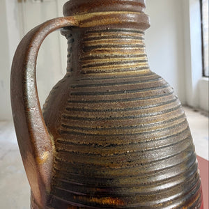 Bodenvase 417-42 rot braun von Scheurich West Germany