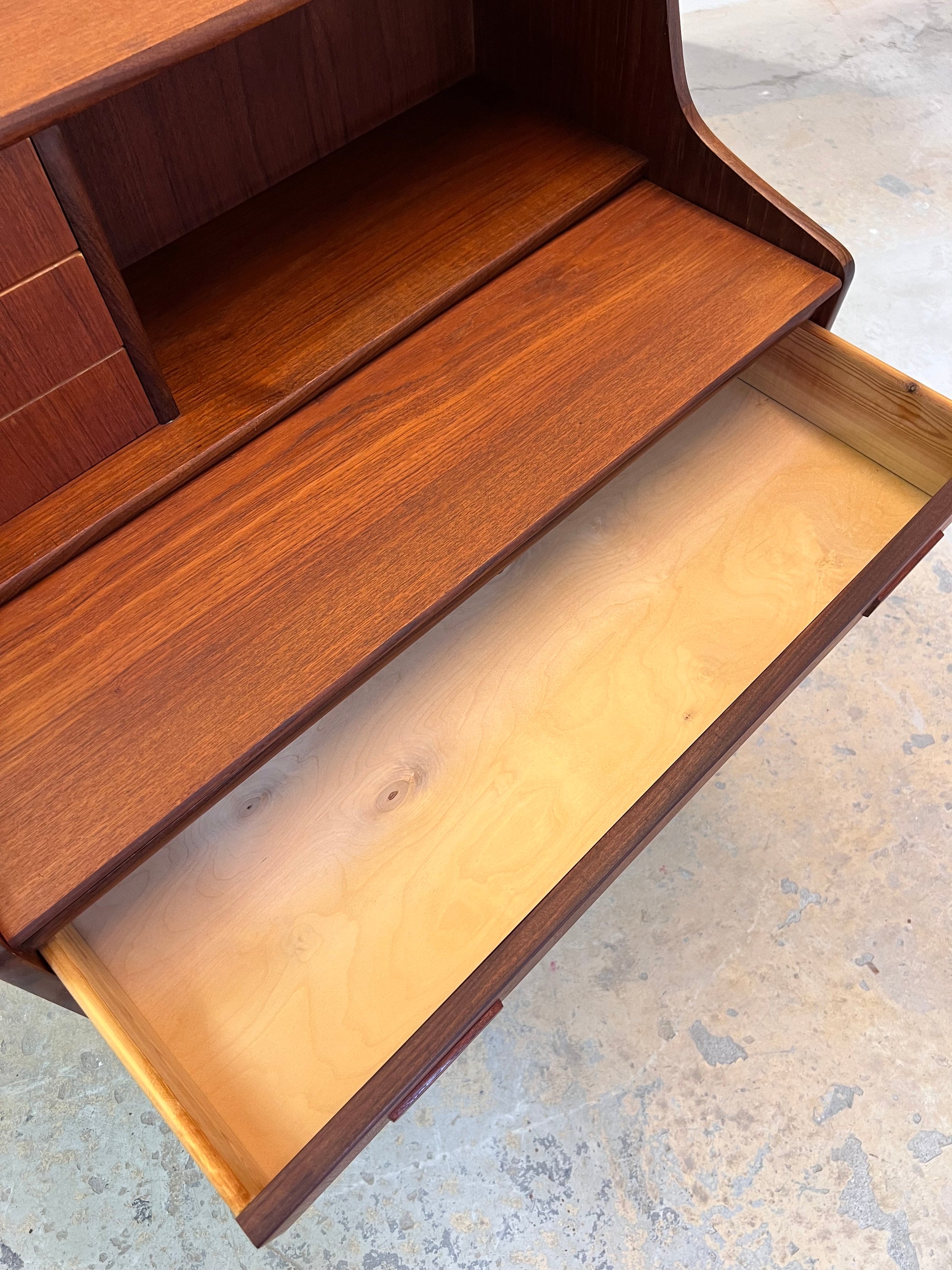 Sekretär Teak aus Dänemark