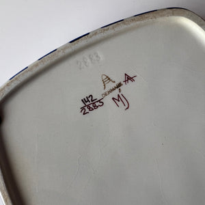 Schale blau Porzellan von Marianne Johnson für Royal Copenhagen